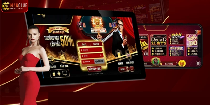 Manclub sở hữu giao diện sang trọng và đẳng cấp