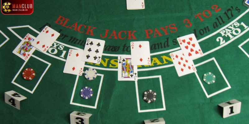 Thực hiện 4 lệnh blackjack tăng thưởng x2