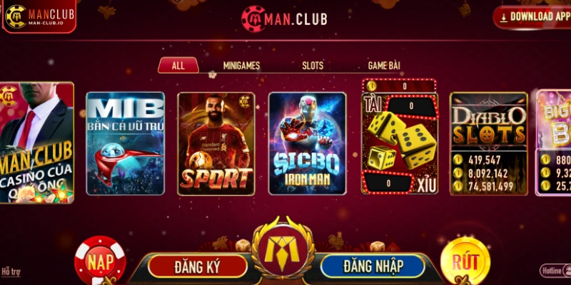 Giới thiệu về cổng game Manclub